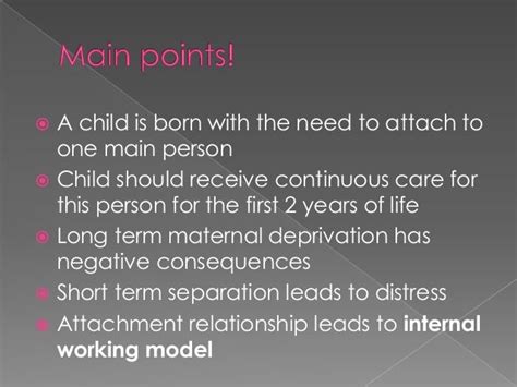 Bowlbys Attachment Theory