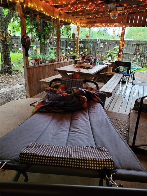 My Cozy Back Porch Rraining