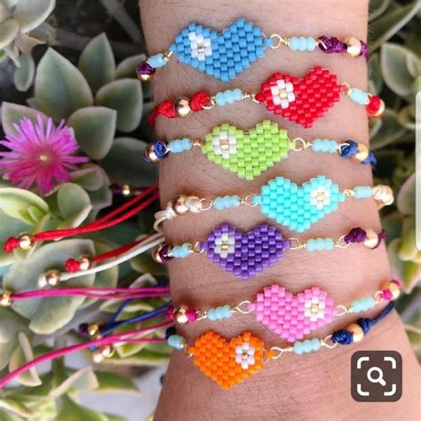 Pin De Johanna Esteban En Miyuki En Hacer Pulseras Bisuteria