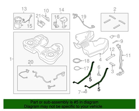 2008 2019 Ford Tank Strap Bb5z 9054 B Online Ford Parts Catalog