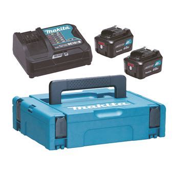 Pack 2 Batteries BL1041B DC10SA Makpac MAKITA 197641 2