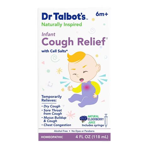 Dr Talbots Infant Cough Relief Natural Elderberry Juice Shop