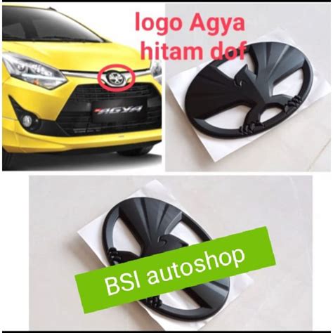 Jual Logo Agya Depan Hitam Doof Logo Burung Garuda Ukuran 13cm Shopee