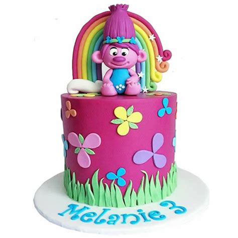 Trolls Birthday Cake