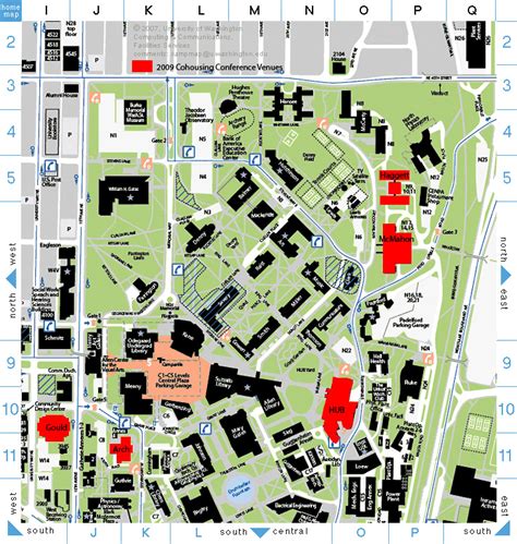 Discovering The University Of Washington Campus Map - Map Of The Usa