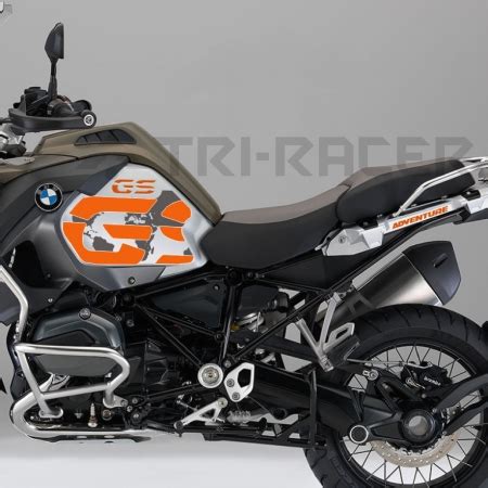 KIT Adesivos Protetor Tanque BMW R1200 Gs Adventure LARANJA