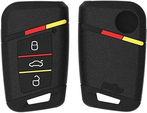 Ame 2pcs Key Fob Cover For Volkswagen Tiguan Atlas Jetta