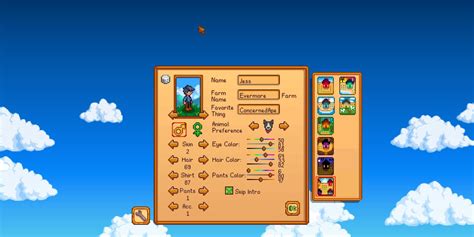 Stardew Valley Character Creation Guide