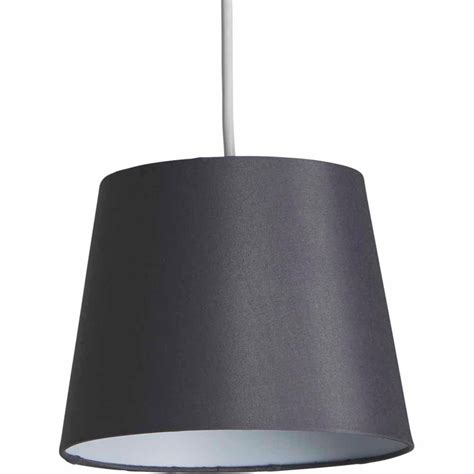 Wilko 22cm Grey Tapered Shade Wilko