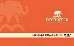 Manual De Instalaci N Tejas Decorteja