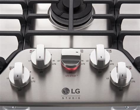 Lg Lscg367st Lg Studio 36 Inch Gas Cooktop Lg Usa