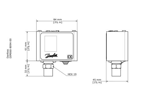 PRESOSTATO DIFERENCIAL KP36 060 500166 DANFOSS Fime