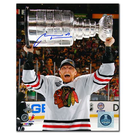 Marian Hossa Chicago Blackhawks Stanley Cup Autographed X Nhl