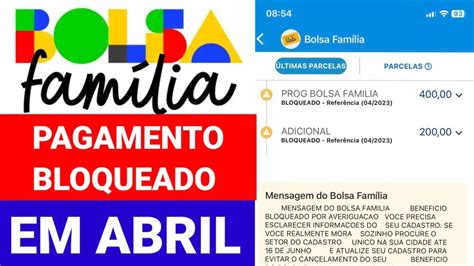 Bolsa Fam Lia Bloqueado Em Abril Averigua O Unipessoal Como Receber O