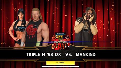 Triple H Vs Mankind Wwf K Youtube