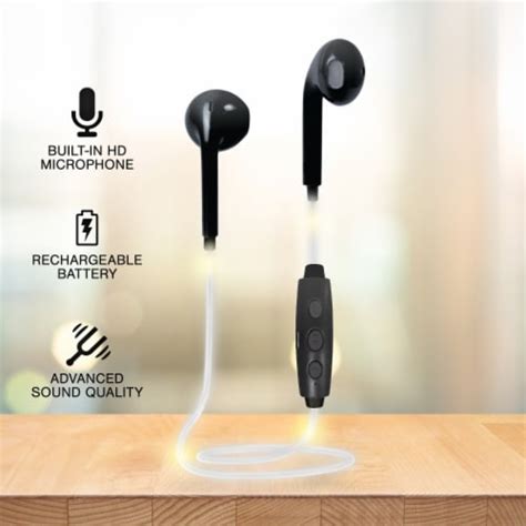 Ihip Wireless Led Light Up Glowing Earbuds 1 Kroger