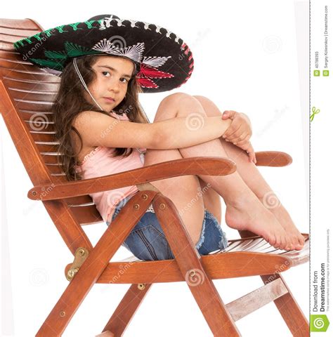 Chica Joven En Sambrero Imagen De Archivo Imagen De Gente 40798393