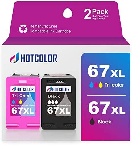 Amazon Hotcolor Xl Hp Cartuchos De Tinta De Repuesto Para Hp