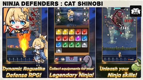 Ninja Defenders Cat Shinobi Atg Android Ios Gameplay Onepluspad