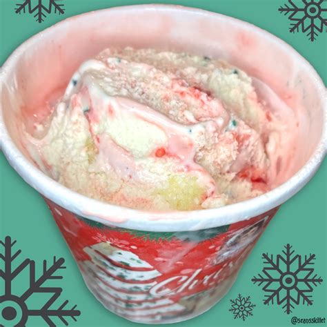 REVIEW: Little Debbie Christmas Tree Cakes Ice Cream | Sean's Skillet