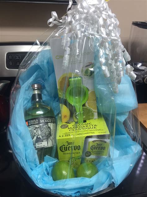 Tequila basket | Alcohol gift baskets, Drink basket, Alcohol gifts