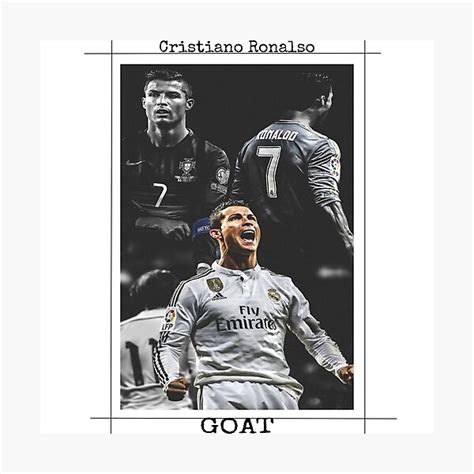 L Mina Fotogr Fica Cristiano Ronaldo F Tbol Cabra F Tbol Blanco Y