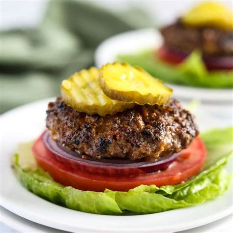 Keto Bunless Hamburger Recipe Stuffed W Bacon And Cheese Kasey Trenum