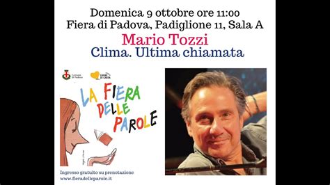 Mario Tozzi In Clima Ultima Chiamata Youtube