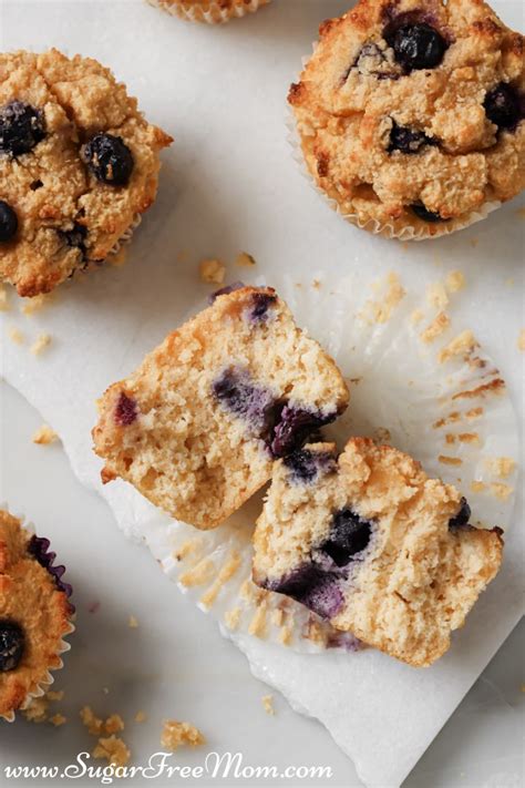 Low Carb Keto Cottage Cheese Blueberry Muffins Recipe Sugar Free Mom