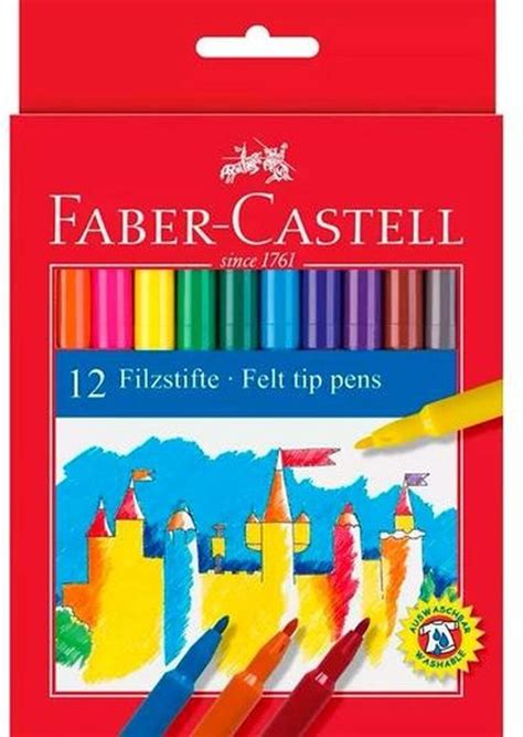 Kleurstift Faber Castell 12st Assorti Set A 12 Stuk 10 Stuks Bol