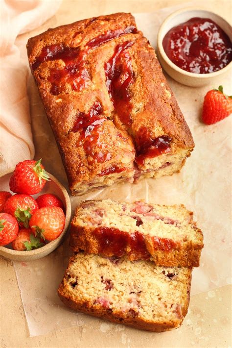 Strawberry Jam Cake Its All Good Vegan Strawberry Jam Cake Recipe Strawberry Jelly