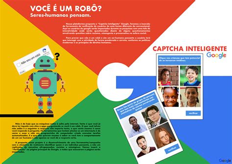 Google Você É Inteligente - Você é um Robô? | Captcha Inteligente Google on Behance