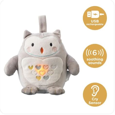 Ollie The Owl Rechardeable Sound And Light Sleep Aid Whole Bubs