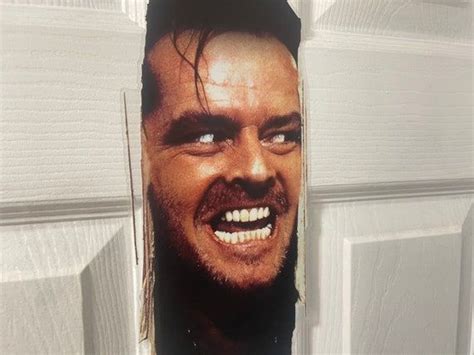 Life Size Heres Johnny The Shining Decal Jack Nicholson Etsy Heres