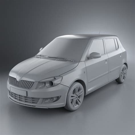 Skoda Fabia D Model Cgtrader