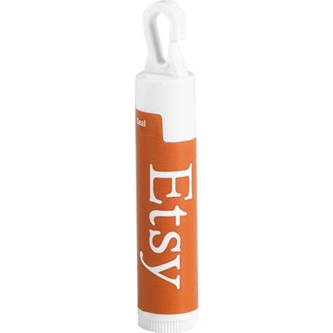 Custom Spf 15 Lip Balm In White Tube With Hook Cap