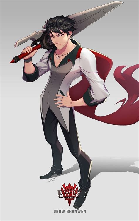 Artwork For Qrow In Rwby Amity Arena ” Rwby Rwby Qrow Rwby Characters