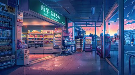 Convenience Store Background Store Market Wide Background Image And
