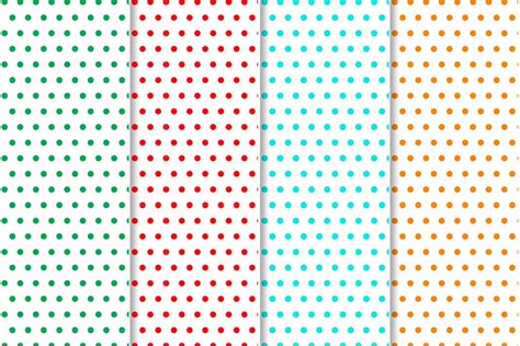 Premium Vector Polka Dot Color Full Pattern