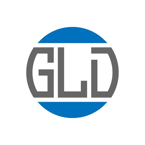 Gld Letter Logo Design On White Background Gld Creative Initials