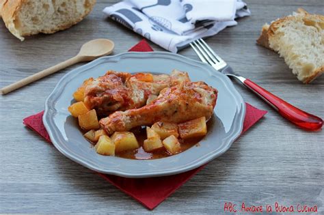 Cosce Di Pollo In Umido Con Patate Ricetta Con E Senza Bimby