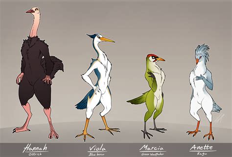 Bird Design Lineup By Tenynn On Deviantart