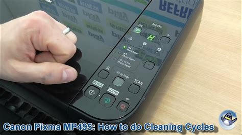 Canon Pixma Mp495 How To Do Printhead Cleaning And Deep Cleaning Cycles To Improve Print