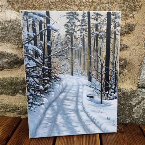 Paysage Hivernal Etsy France