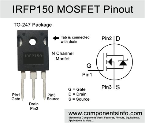 Irfp Transistor Pinout Equivalent Features Applications And Other