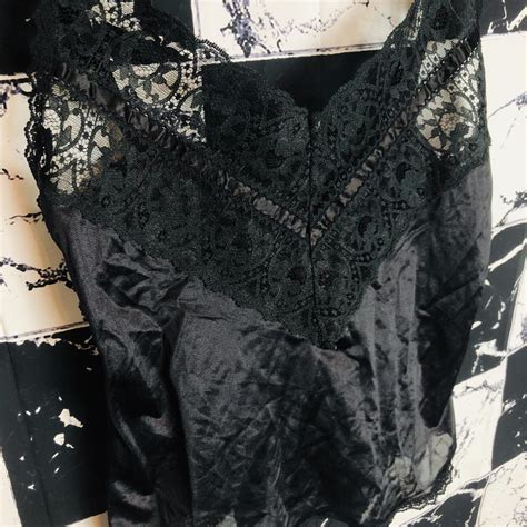 Babesss Vintage Lace Camisole Lingerie Top So Depop