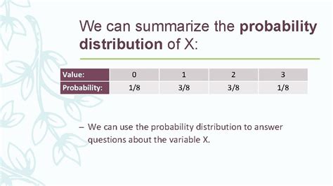 Chapter 6 Random Variables 6 1 Discrete And