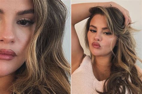 Selena Gomez Posts Sultry New Selfies In Cute Cozy Top