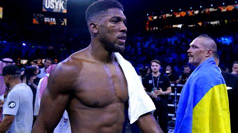 anthony joshua   lost admiration  respect  legends