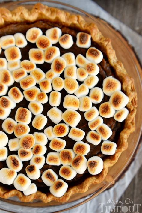 Spiced Sweet Potato Pie with Marshmallow Topping - Mom On Timeout